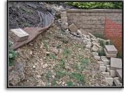 Retaining Wall - before